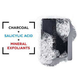 Pure Active Charcoal Bar lathered